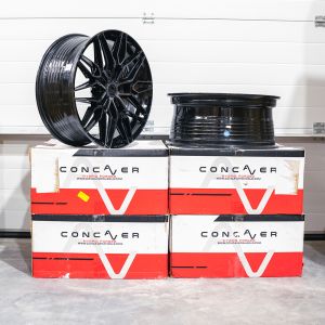 Concaver CVR6 SECOND CHANCE Wheels 20 Inch 8.5J ET42 5x112 Performance Concave Flow Form Double Tinted Black
