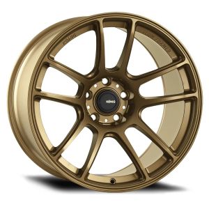 König Heliogram Wheels 17 Inch 8.5J ET45 4x100 Flat Bronze