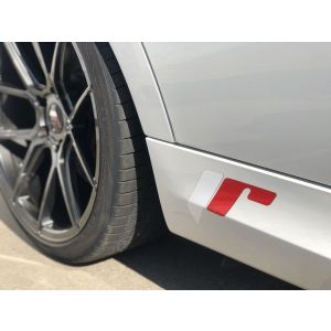 JR-Wheels Sticker Full Color Red White